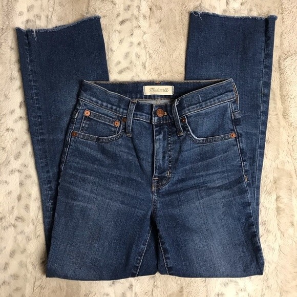 Madewell Cali Demi Boot Lightly Distressed Jeans- Size 23- Great Condition!! - Picture 3 of 8